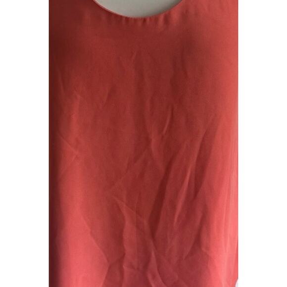 The Limited Large Sleeveless Tank Top Salmon Pink 100% Polyester - Picture 2 of 8